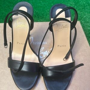 Christian Louboutin Loubi queen Napa heels